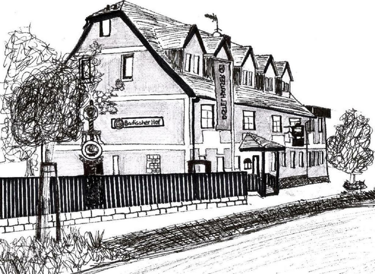 Landgasthaus Badischer Hof Grossrinderfeld Exterior foto
